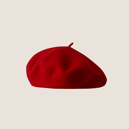 Baret invernale per donne, stile retro artistico versatile, cappello pittore a pelo liscio inglese
