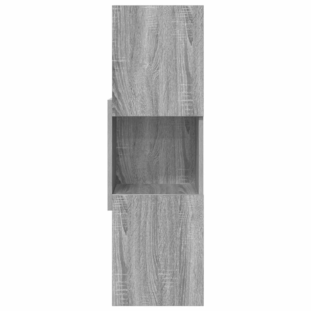 Mobile angolare Grigio Sonoma 30,5x30x95cm Legno multistrato 889834