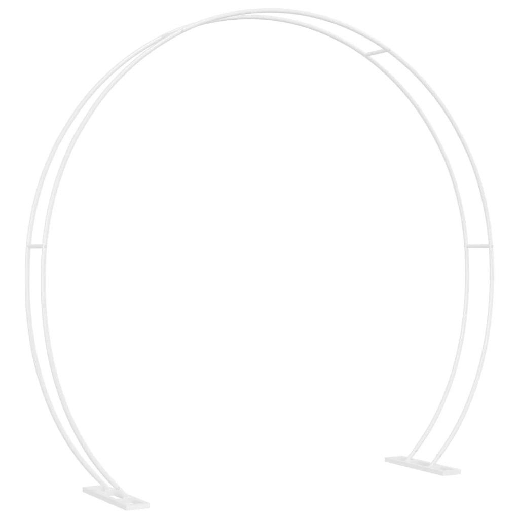 Arco Nuziale Bianco 223 x 45 x 201 cm Acciaio