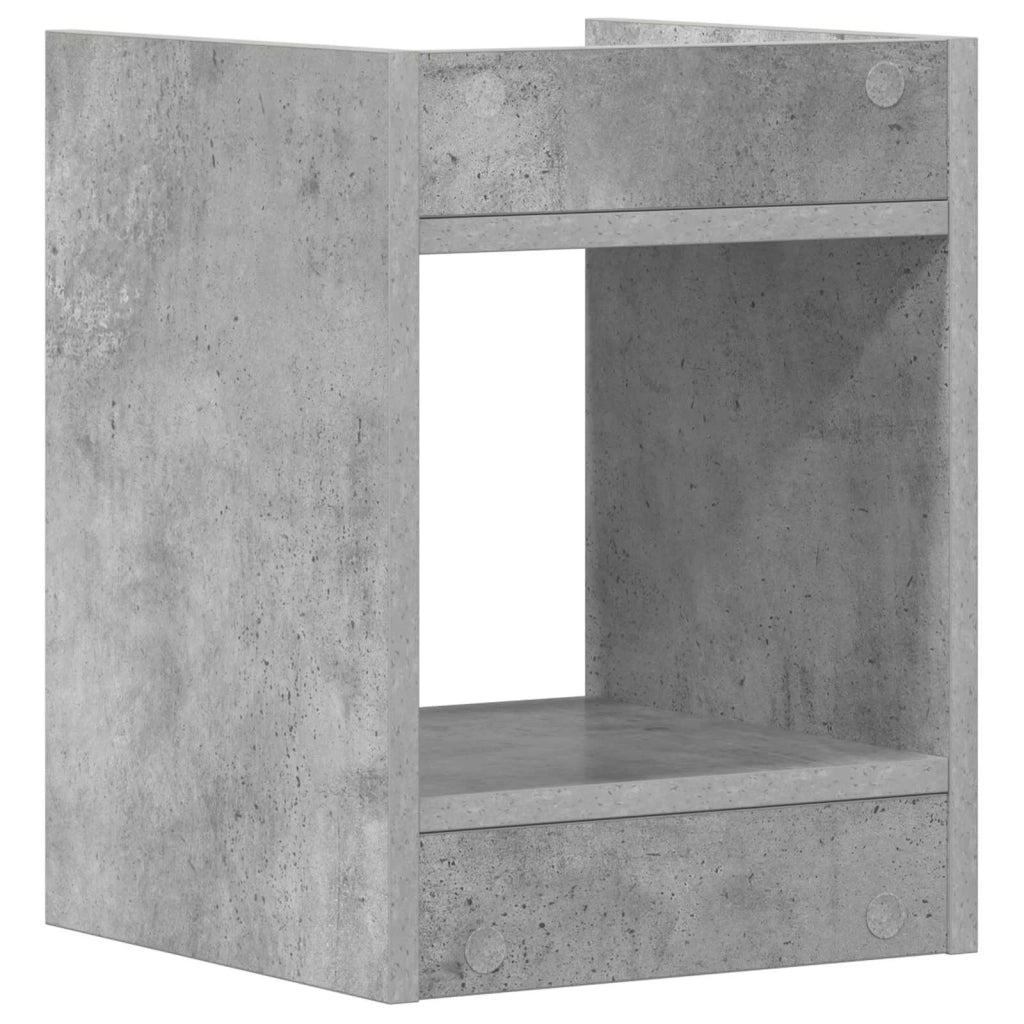Supporto per piante 2 pcs Grigio Cemento 30 x 30 x 40 cm 899617