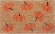 Mat di ingresso per Halloween - Mat di ingresso per esterno - Colore pompon - Antiscivolo - Mat di ingresso per ingresso/terrazzo - 45 x 75 cm