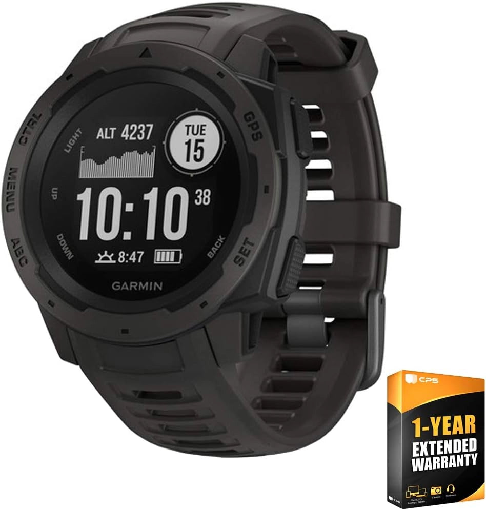Instinct Graphite Sportwatch GPS, Grigio, Regular