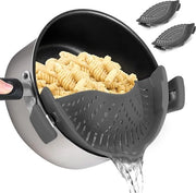 Siliconen Klikzeef, 2 pezzi, Zeef per Cucina, Zeef per Aria, Accessorio per Appendere, Zeef per Tazza, Resistentente al Calore, Siliconen, Zeef per Cibo, Resistentente alla Lavastoviglie, Zeef per Cucina per Tutti i Panni.