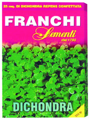 SEMI PER PRATO DICHONDRA PIANTA NANA FOGLIE ROTONDE VERDE INTENSO GR.250 150/35