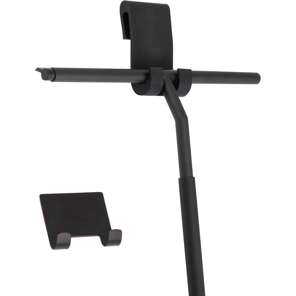Trade Shop - Set 3pz Tergivetro Per Doccia Gancio Doppio Per Porta Box Appendino Adesivo Nero 87833 -