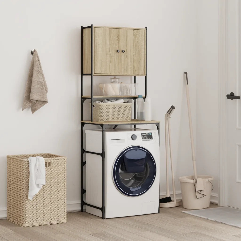 Mobile per Lavatrice Rovere Sonoma 68x48,5x194 cm CFW3727379