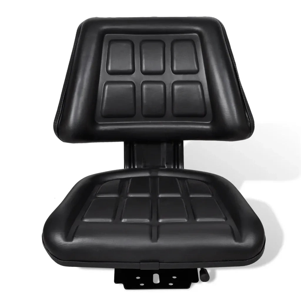 Sedile per Trattore con Schienale Nero CFW9932873