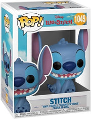 Funko Pop! Disney: Smiling Seated Stitch - Disney: Lilo & Stitch - Figura in Vinile da Collezione,Eta 3+