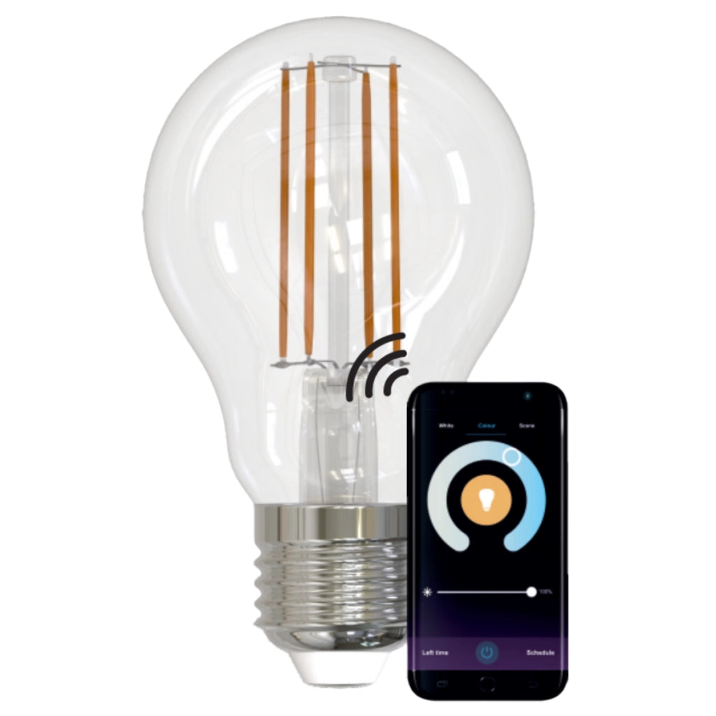 Lampadina LED WiFi Tuya Filament E27 7W 806lm CCT