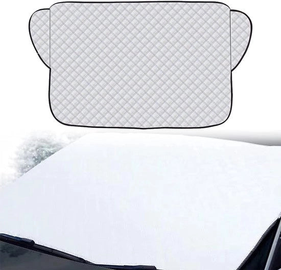 Copertura Antivento per Parabrezza - Protezione Antigelo/Neve - Sfoglia di Protezione - 140 x 95 cm - Facile da Utilizzare - Protezione Parabrezza