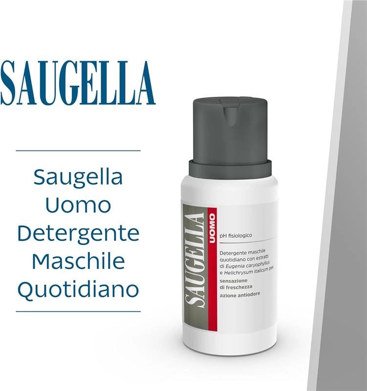 SAUGELLA DERMOLIQUIDO PH FISIOLOGICO DETERGENTE UOMO CONFEZIONE 200 ML