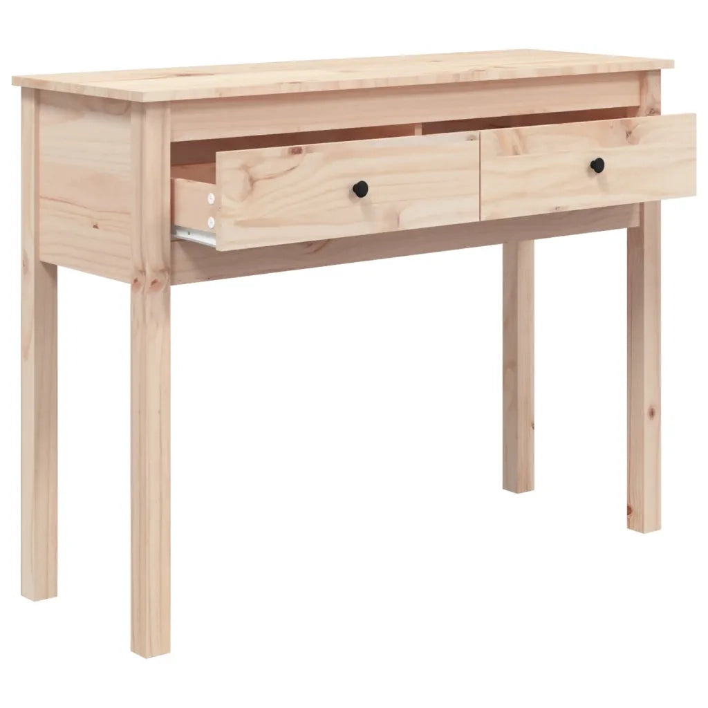 Tavolo Consolle | Tavolo d'Ingresso 100x35x75 cm in Legno Massello di Pino