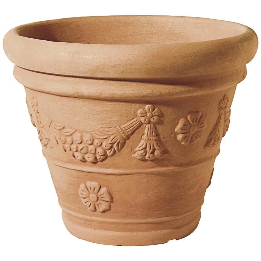 Vaso Tondo Festonato in Resina Tropea Cnfa 72 Vasar By Telcom