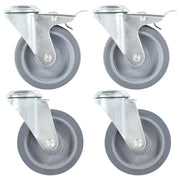Ruote Girevoli con Foro per Bulloni 4 pz 100 mm cod mxl 67687