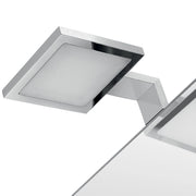 Lampada applique led con telaio di fissaggio in Cromall e resine termoplastice DO40 serie Gedy IBIZA Cromato