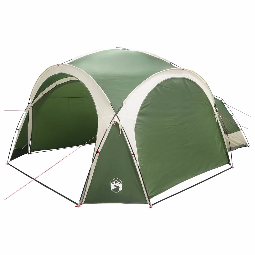 Tenda Laterale Verde 410 x 410 x 250 cm Poliestere e Acciaio 42028681