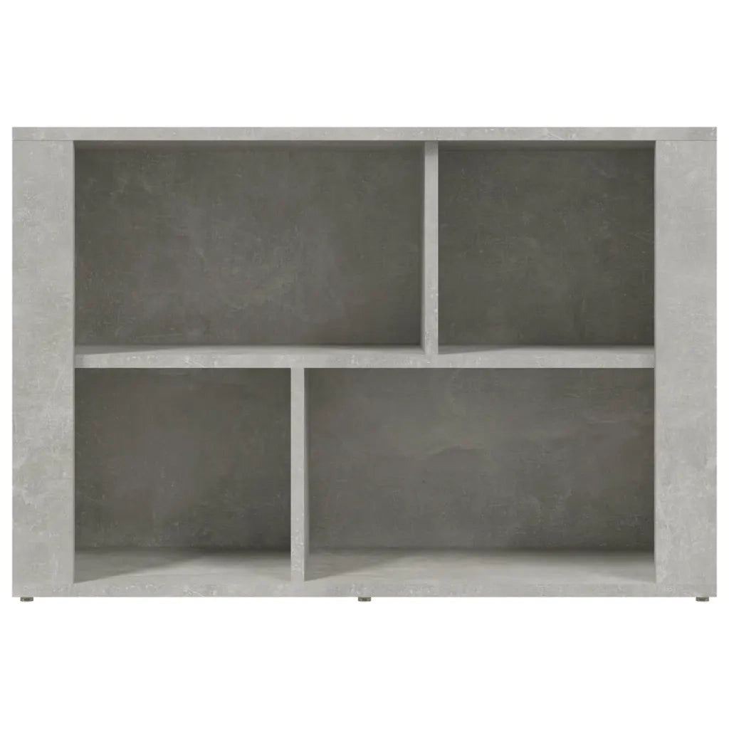 Credenza | Madia | Buffet da pranzo | Armadio da pranzo Grigio Cemento 80x30x54 cm in Legno Multistrato