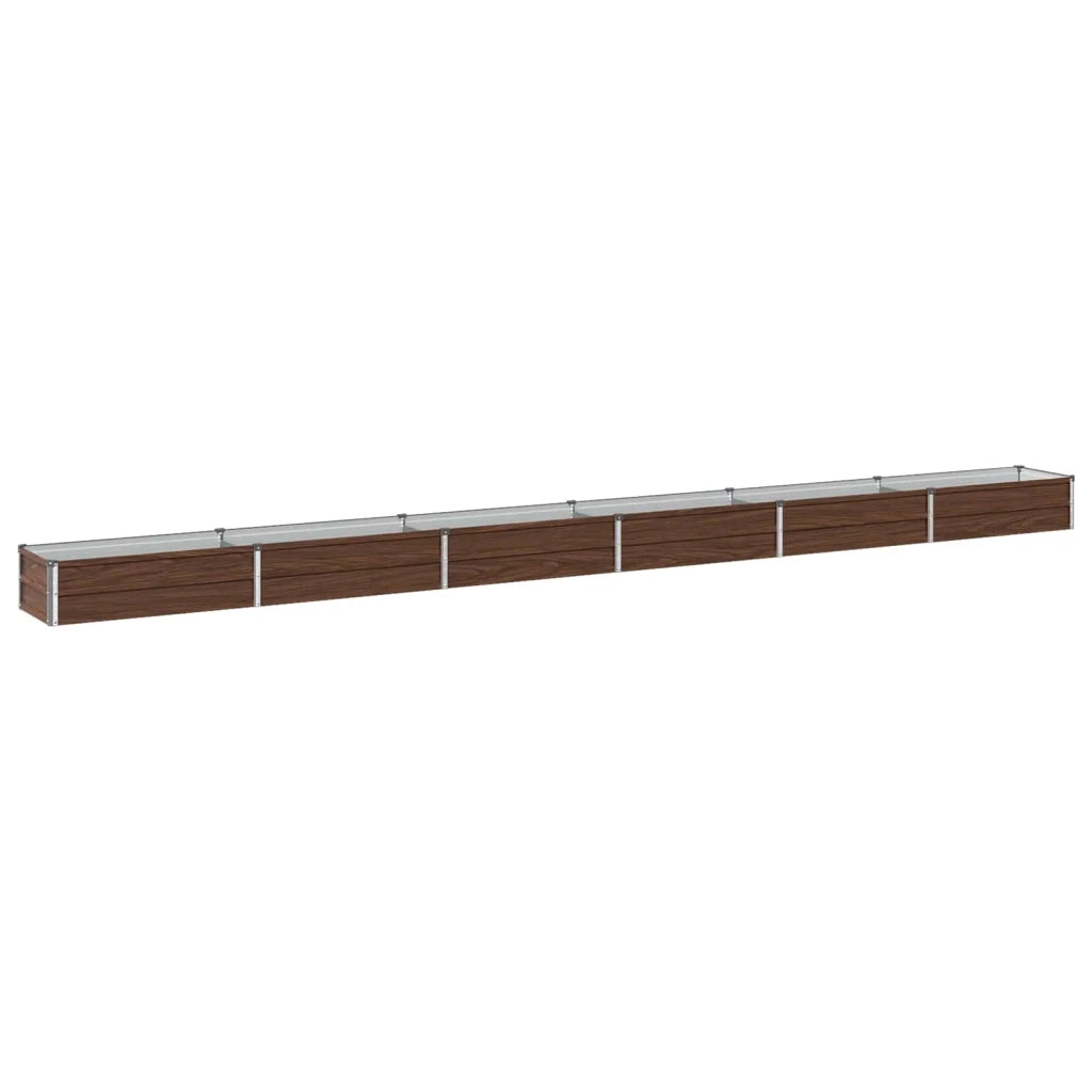 Letto rialzato da giardino Nero 480 x 40 x 24 cm 8006363