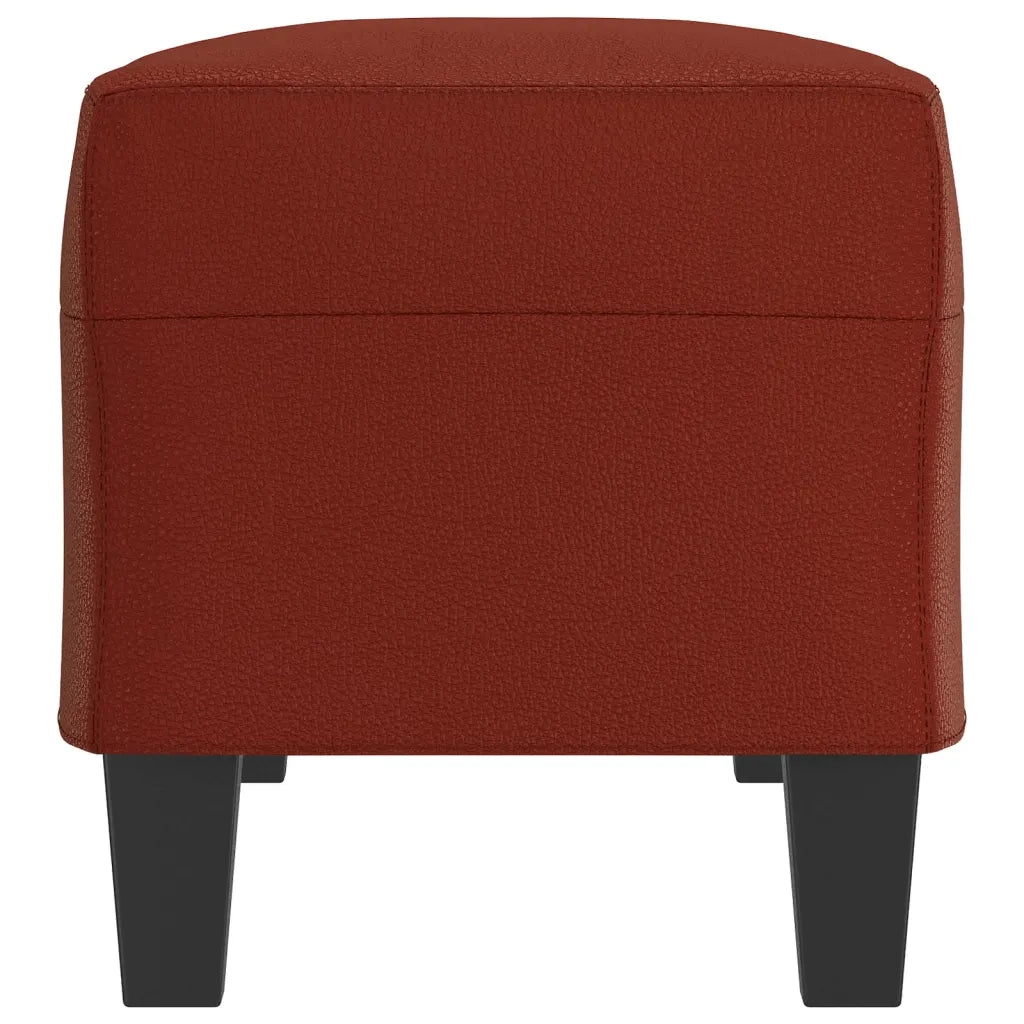 Panca Rosso Vino 100x35x41 cm in Similpelle cod mxl 60552