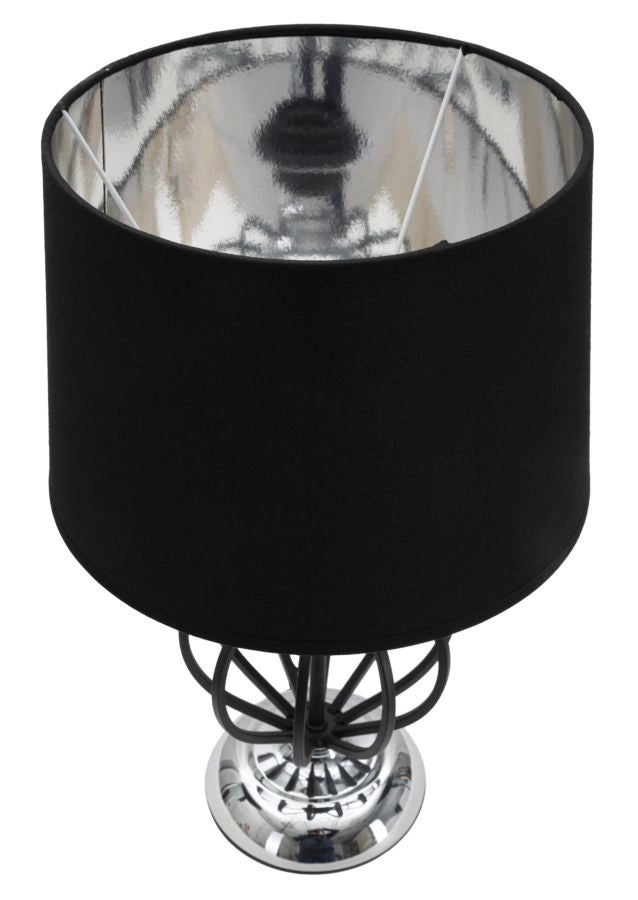 LAMPADA DA TAVOLO DARKY SILVER CM �28X44,5