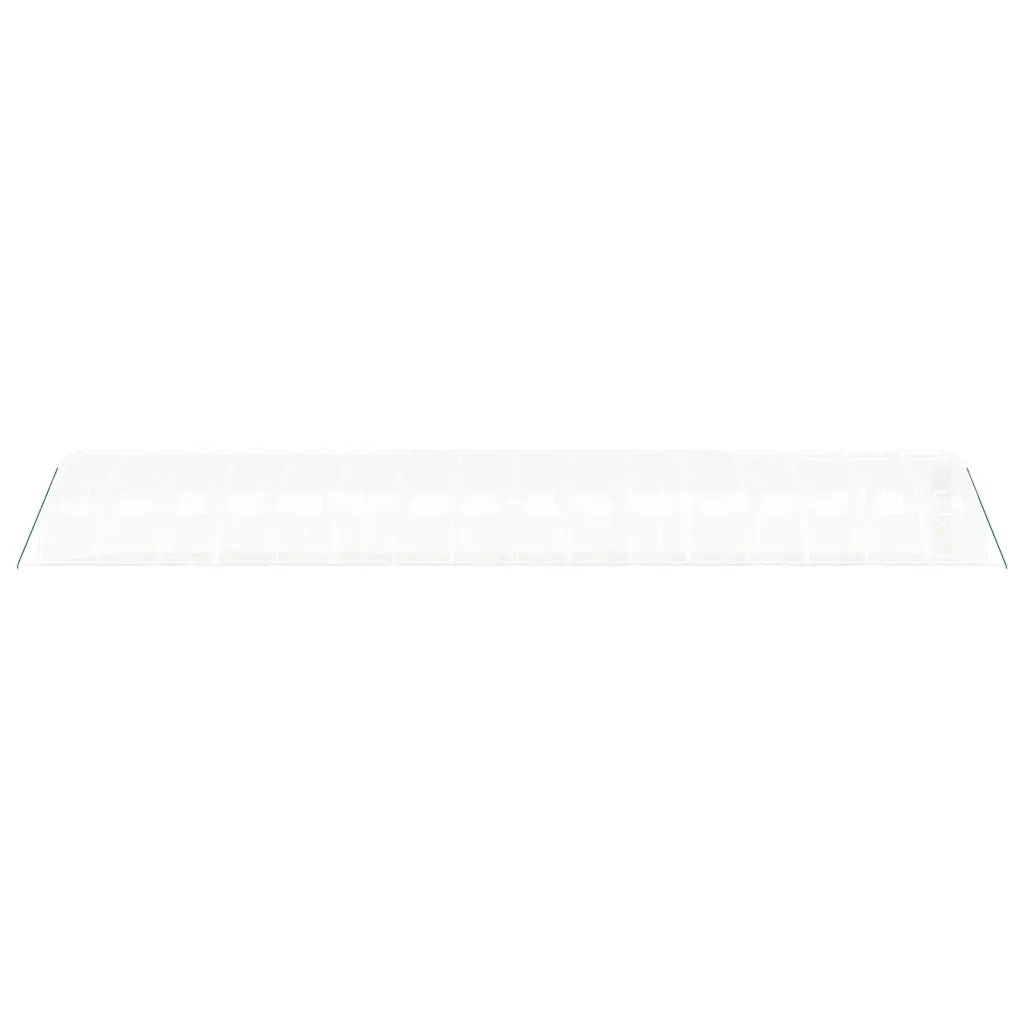 Serra con Telaio in Acciaio Bianco 64 m² 16x4x2 m 3188078