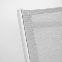 Set Salotto da Giardino Divano 2 Poltrone e Tavolino in Acciaio Ecosteel Grigio