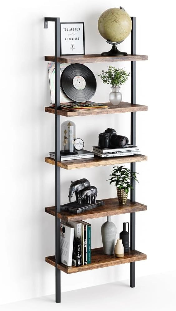Libreria Ava, Legno antico, 60 x 183 cm, per una conservazione aperta e una progettazione flessibile degli spazi