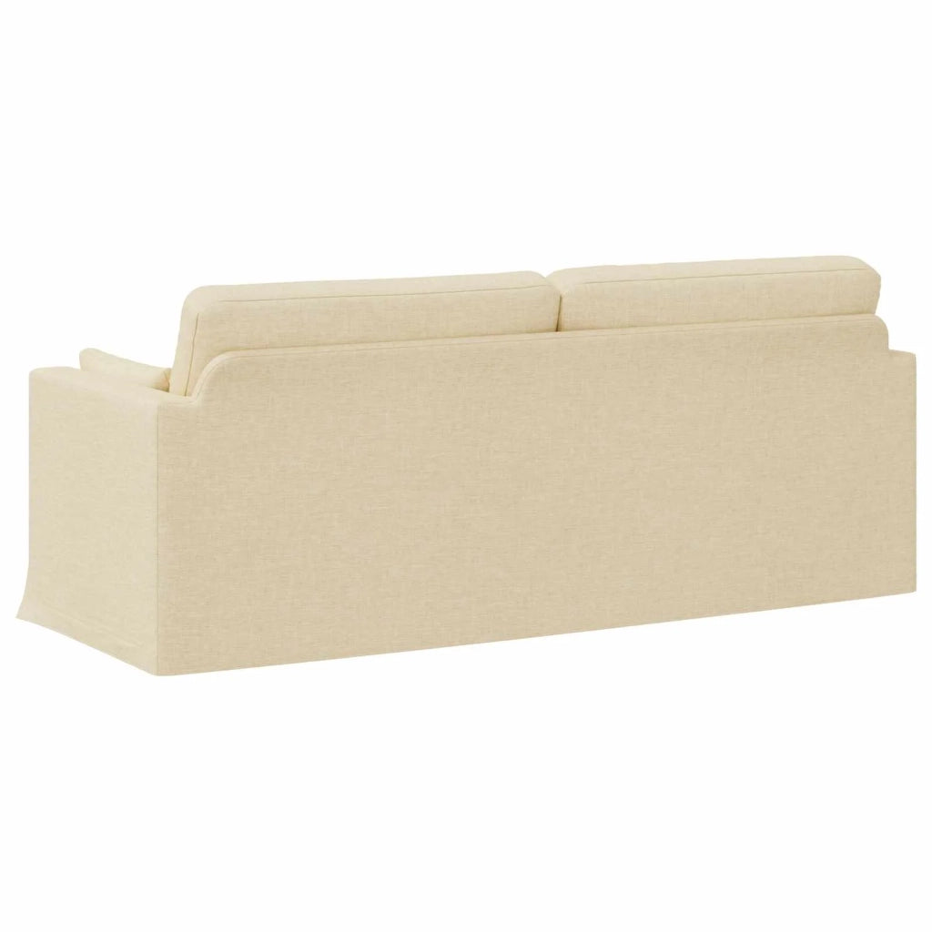 Divano Crema 198 x 78 x 80 cm Tessuto