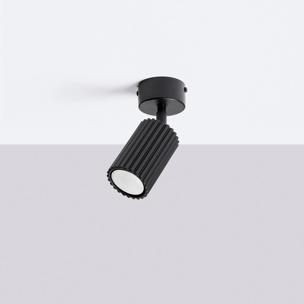 Plafoniera KARBON 1 nero