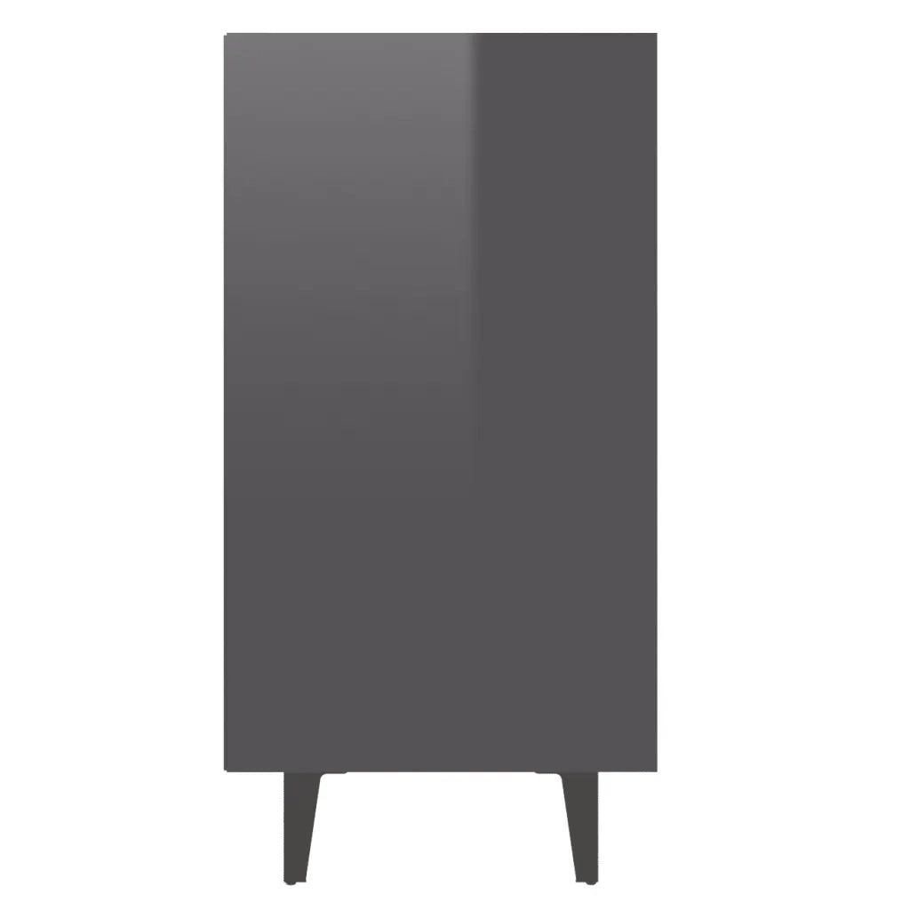 Credenza Grigio Lucido 103,5x35x70 cm in Truciolato cod mxl 18612