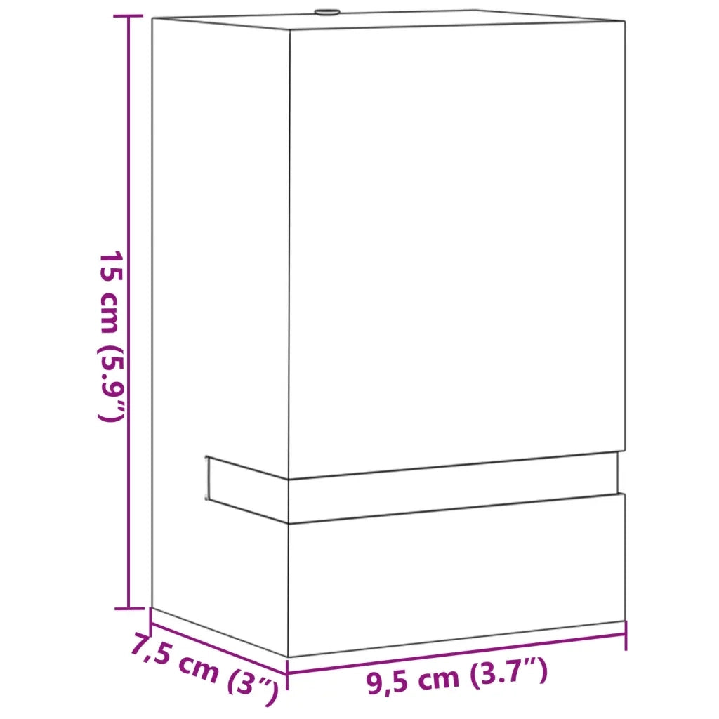 Applique da Esterno 2 pz Nere in Acciaio Inossidabile CFW5931470