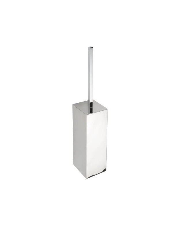 Scopino WC a muro PLAZA cromato 8,5x8,5x44,5 cm