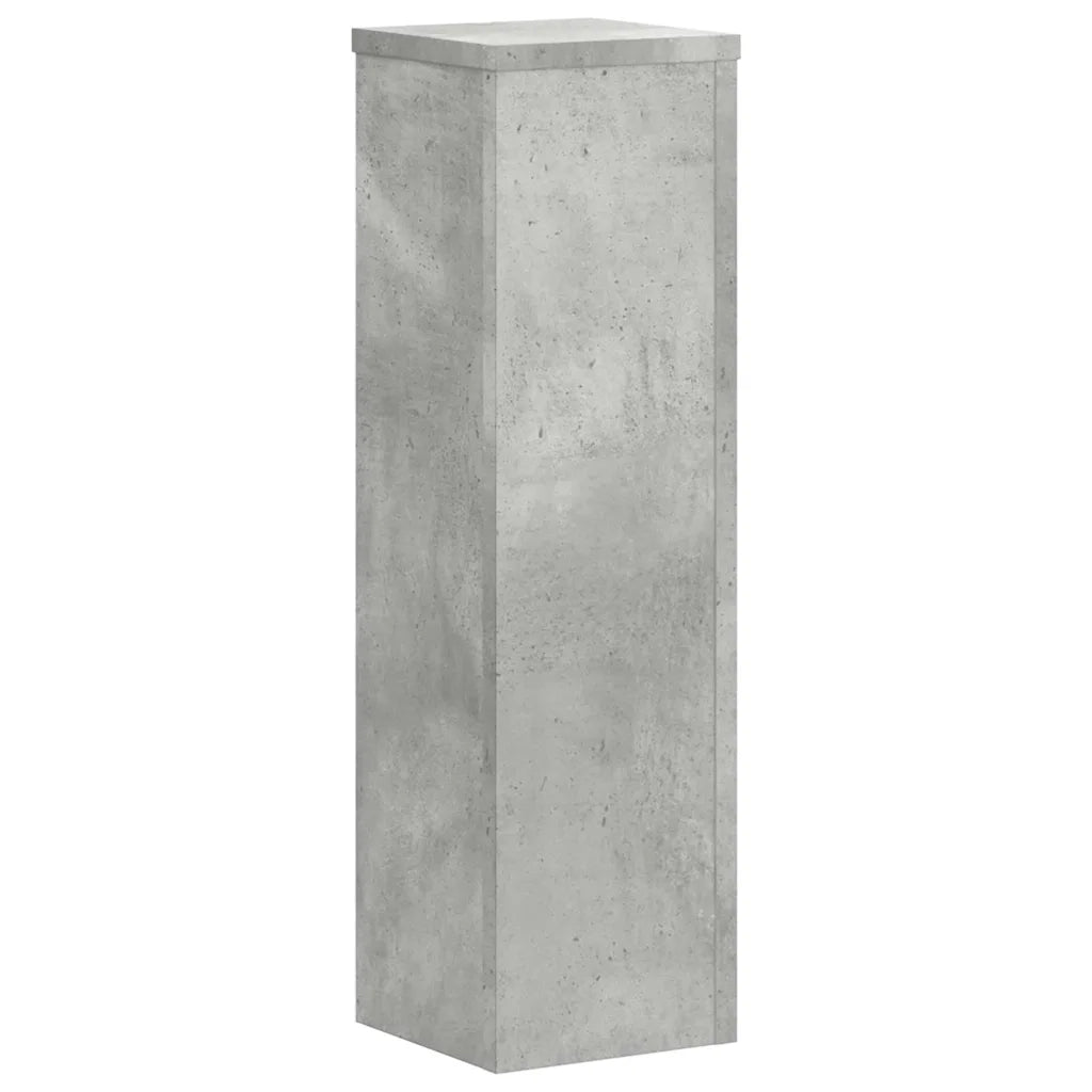Supporti per Piante 2 pz Grigio 17x17x60 cm Legno Multistrato 852936