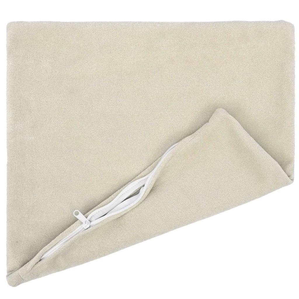 Federa 12 pcs HEERLEN Crema 45 x 45 cm Fleece in microfibra 910476