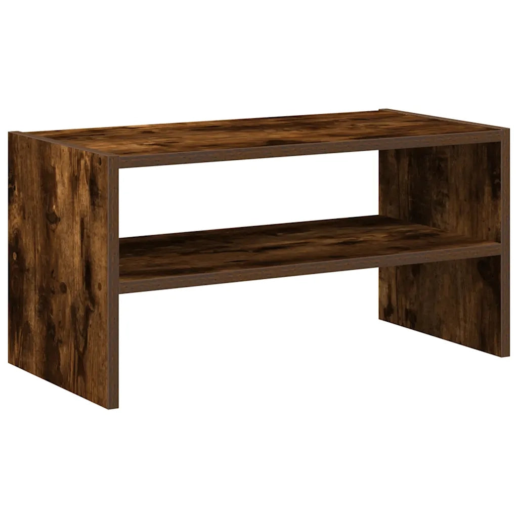 Scarpiera Impilabile Rovere Fumo 60x30x30,5 cm 858865