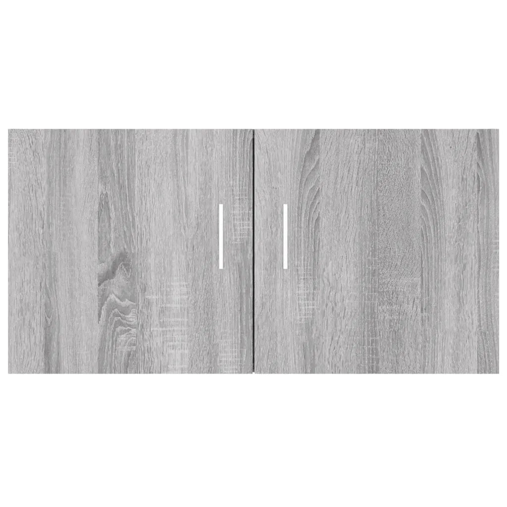 Armadietto da Parete Grigio Sonoma 80x39x40cm Legno Multistrato CFW4602342