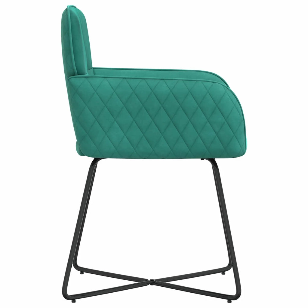 Sedie da pranzo 6 pz Velluto Turchese 59 x 56,5 x 86 cm 3428227