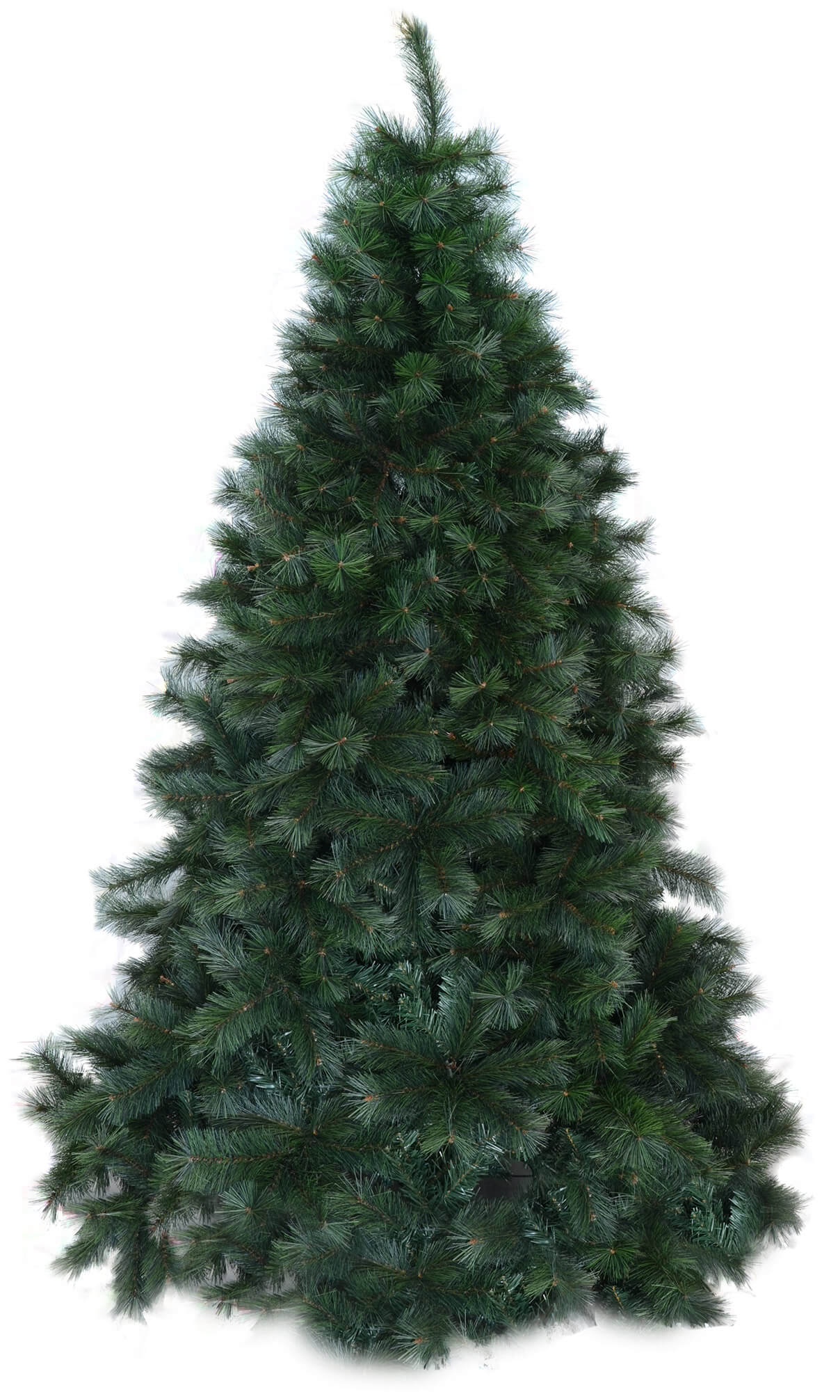 Albero di Natale Artificiale 180 cm 54 Rami Quercia del Gargano Verde