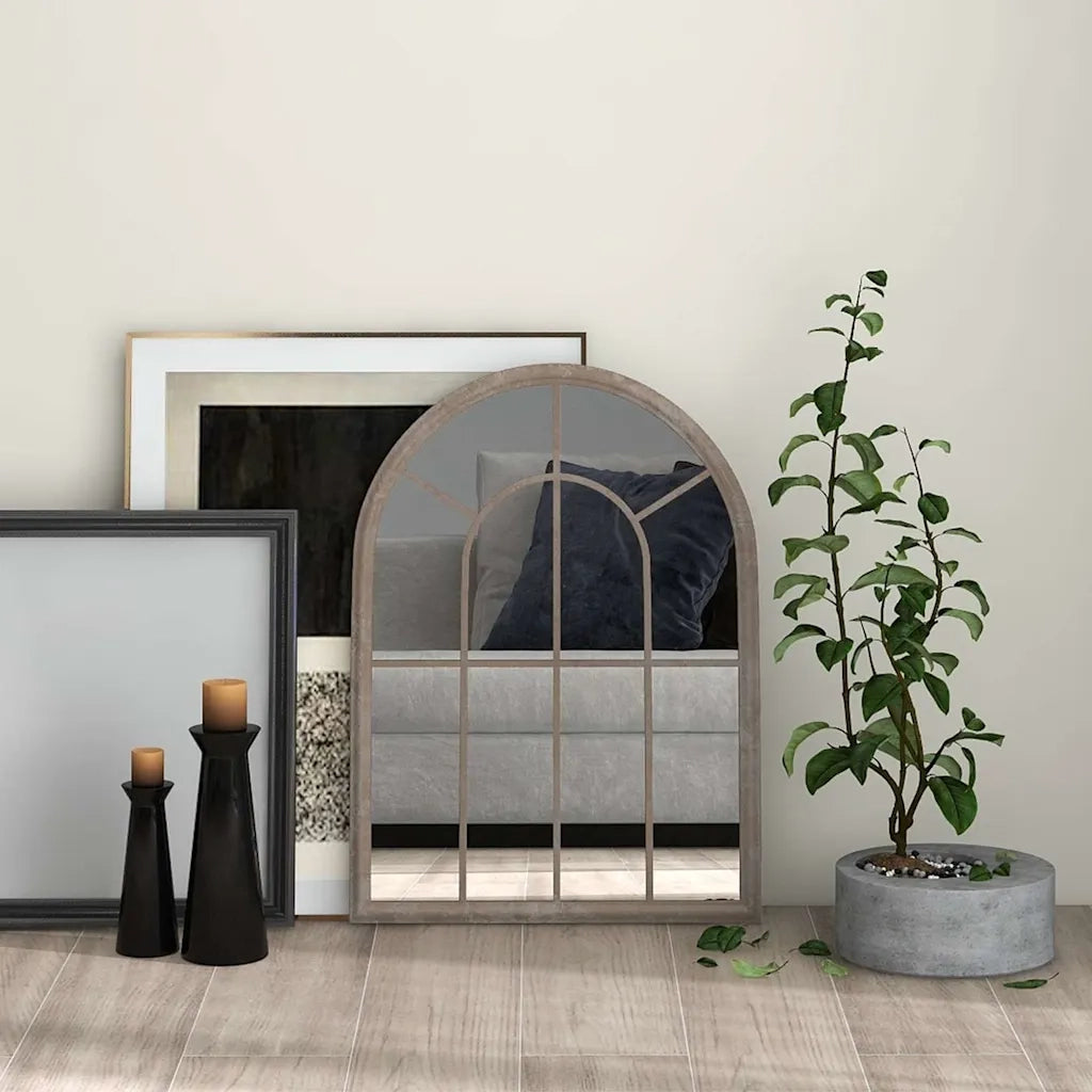 Specchio Sabbia-Specchio Decorativo 60x45 cm Ferro per Uso Interno