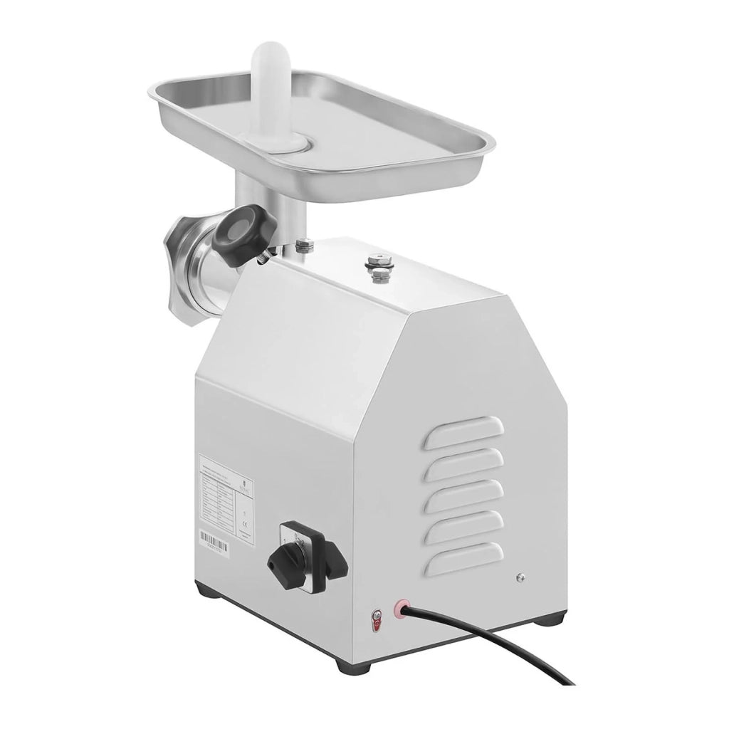 Tritacarne in acciaio inox con funzione reverse 140 kg/h potenza: 850 watt 14_0001955