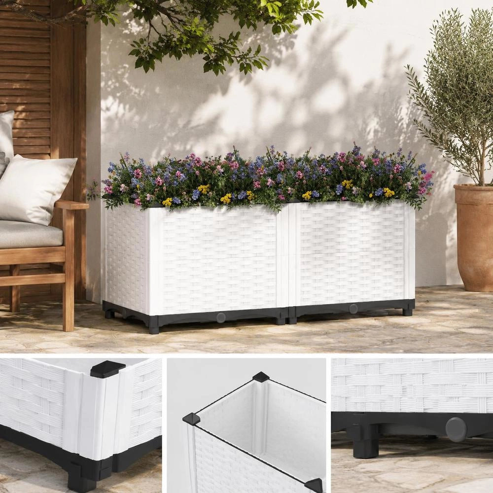 Raised Bed 80x40x38 Cm Polypropylene