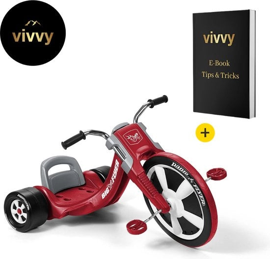 Drift Trike Multifunzionale 2 in 1 - 100% Garanzia di Soddisfazione - Rosso e Nero