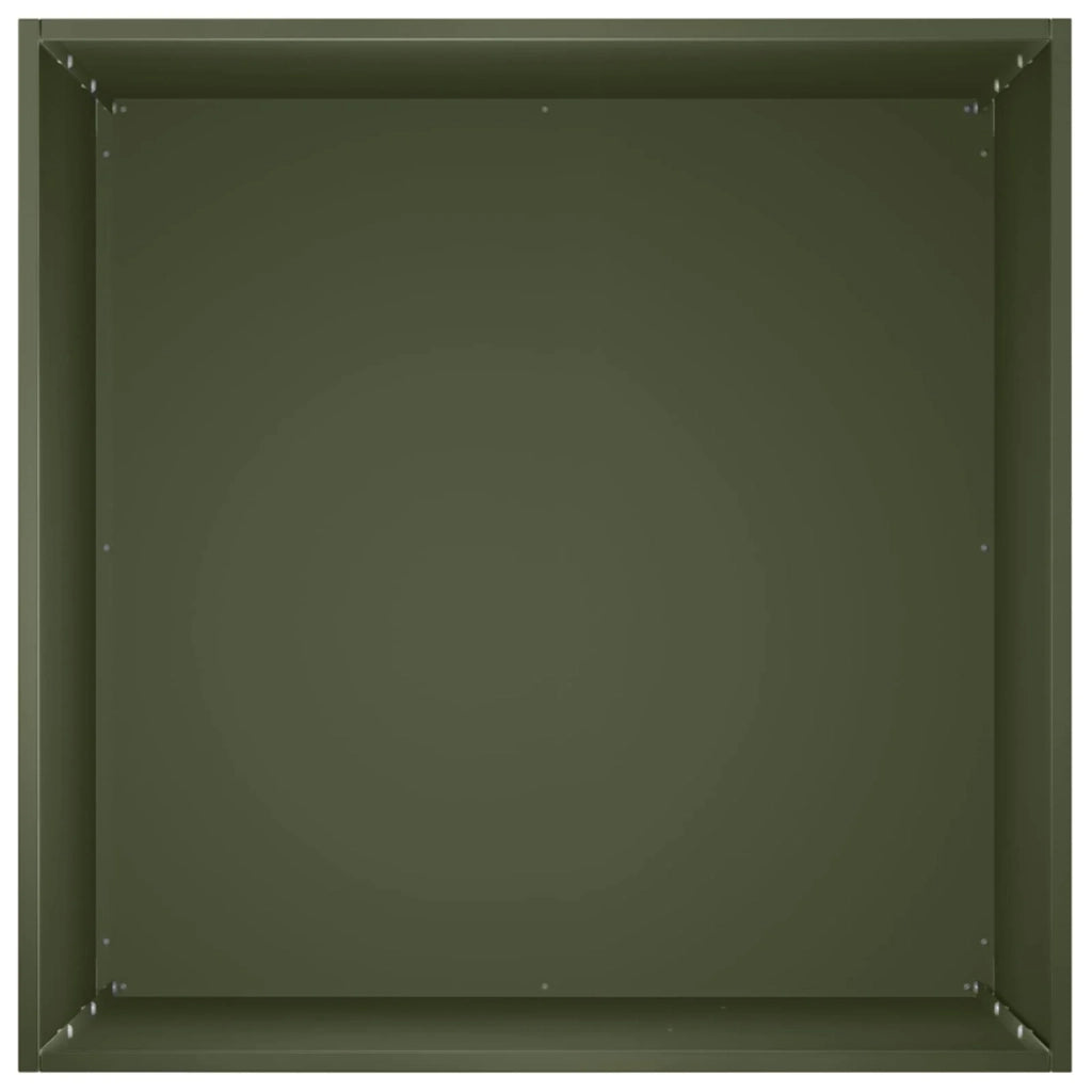Vaso da giardino Verde Oliva 40 x 40 x 75 cm 8005378