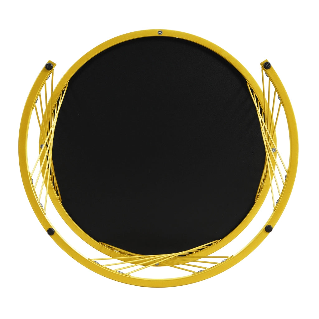 TAVOLINO da caffè modulare set da 2 pezzi MDF nero effetto marmo