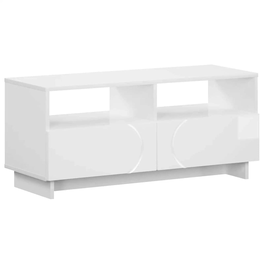 Supporto TV 90 x 34.5 x 40 cm Bianco Lucido 8011472