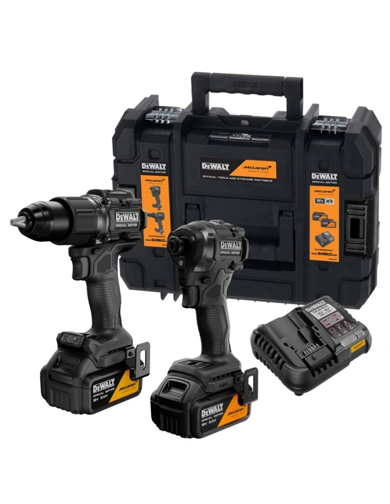 DeWALT DCK2222MM2T (DCD86 + DCF86 + 2 x 4,0 Ah + DCB1104 + TSTAK II McLaren)