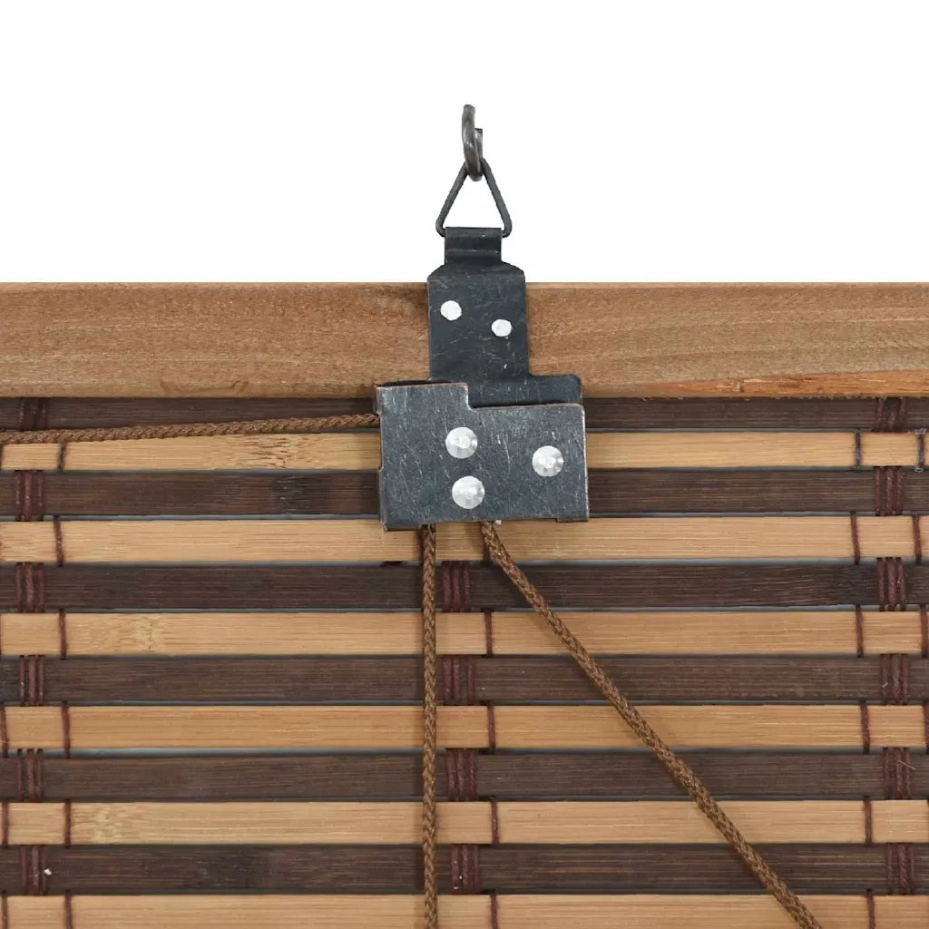 Tenda a rullo con tende Marrone 90 x 220 cm Bambù 42006915