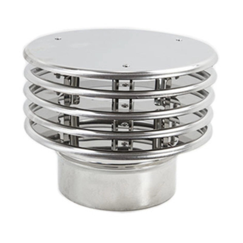 TERMINALE INOX A LAMELLA D 10 CM- 2,0 pz