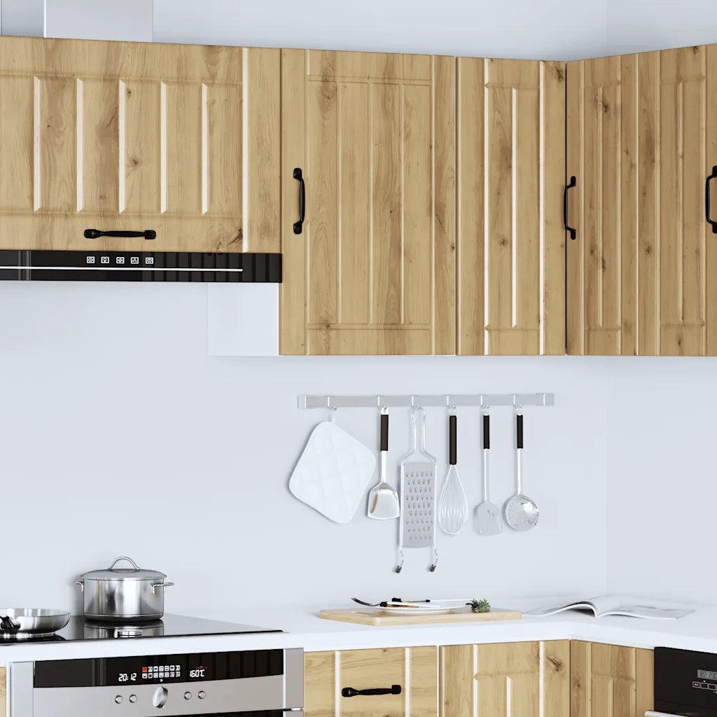 Pensile da Cucina Lucca Rovere Artigianale in Legno Multistrato