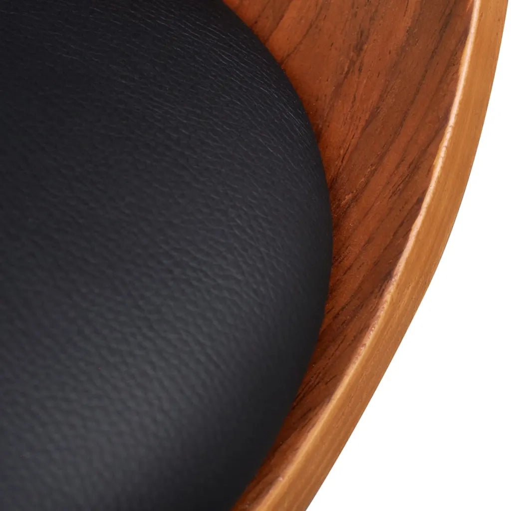 Sedie da Pranzo 4 pz in Legno Piegato e Similpelle  cod mxl 7921